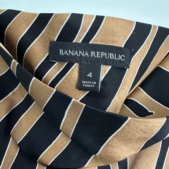 Banana Republic Zebra Animal Print Slip Dress Size 4 - Picture 7 of 7